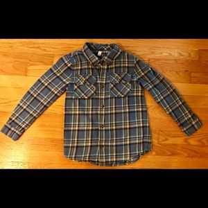 Boys Tea Collection Flannel Button Up